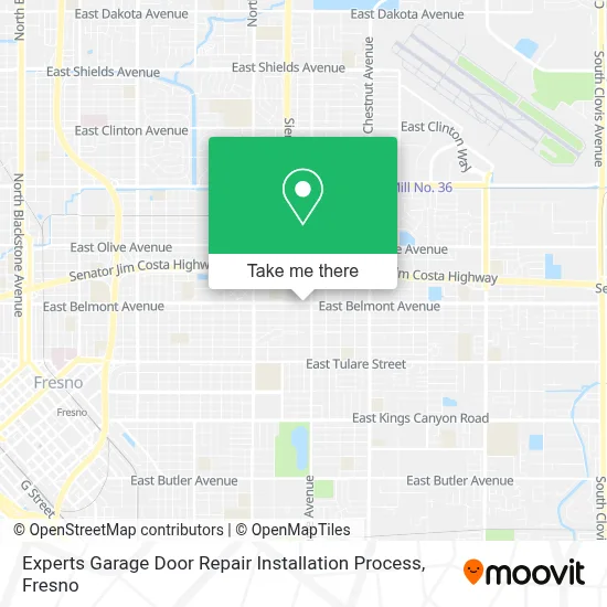 Experts Garage Door Repair Installation Process map