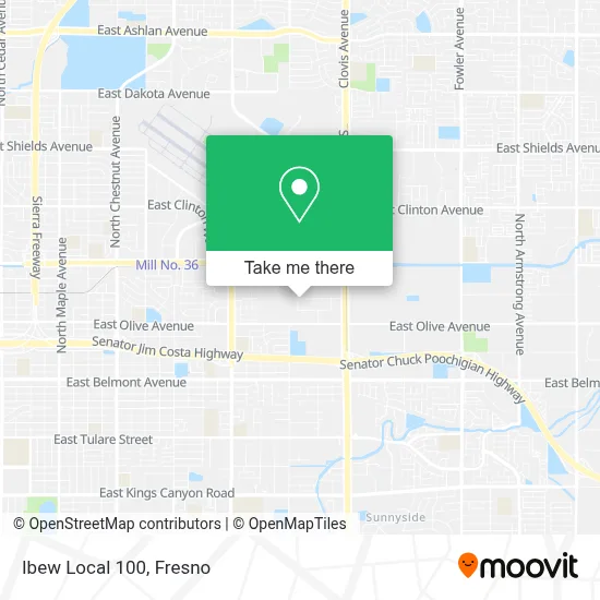 Ibew Local 100 map