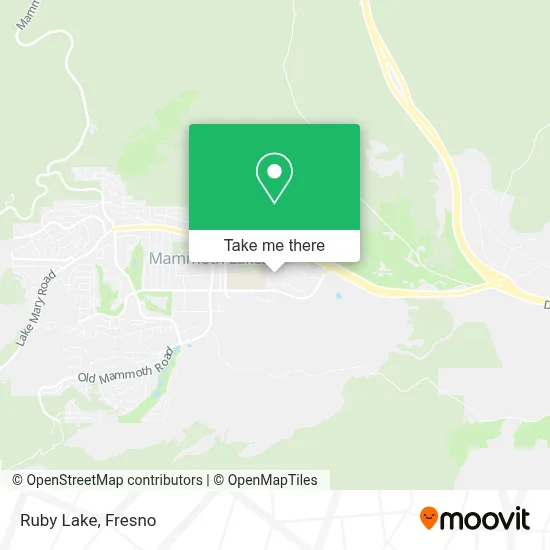 Ruby Lake map