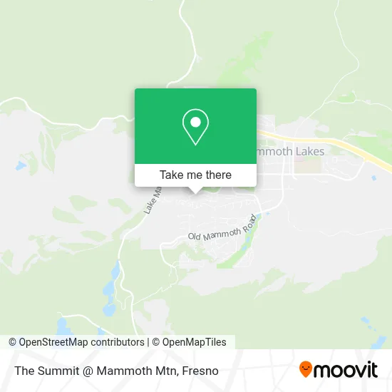 The Summit @ Mammoth Mtn map