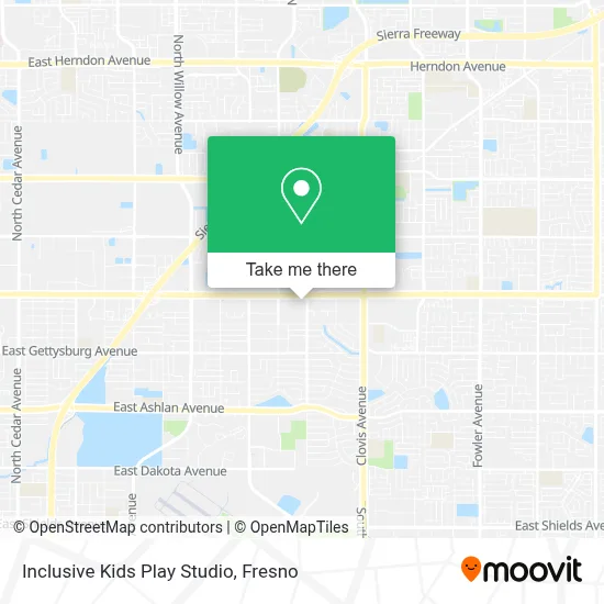 Inclusive Kids Play Studio map