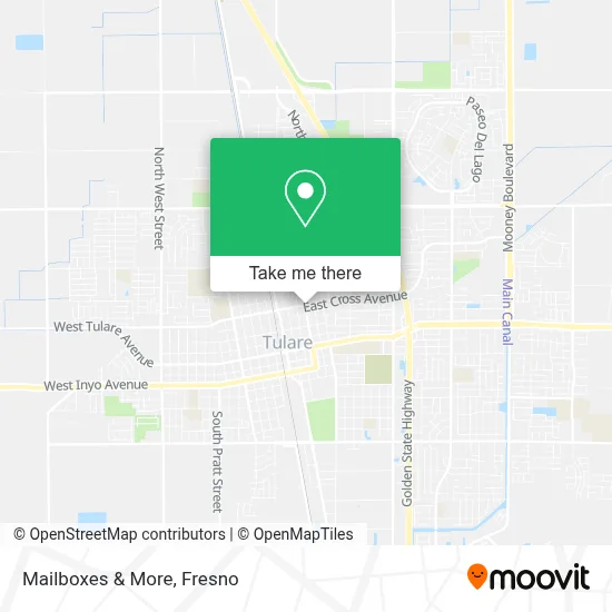 Mailboxes & More map