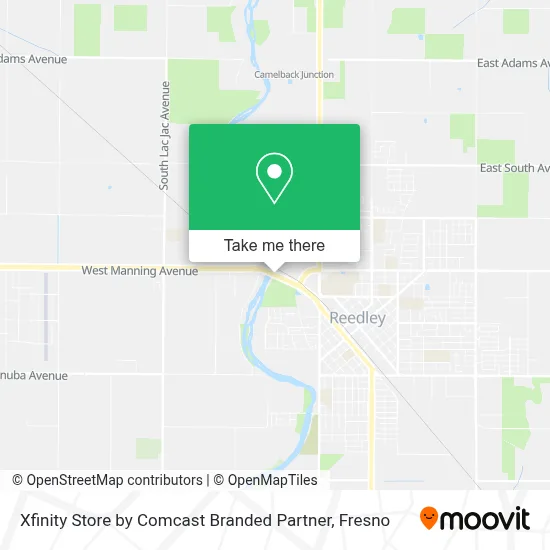 Xfinity Store by Comcast Branded Partner map