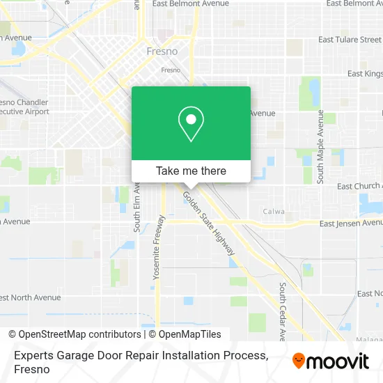 Experts Garage Door Repair Installation Process map