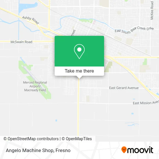Angelo Machine Shop map