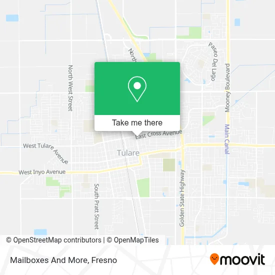 Mailboxes And More map