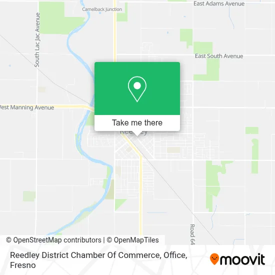 Reedley District Chamber Of Commerce, Office map