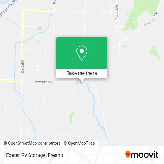 Exeter Rv Storage map