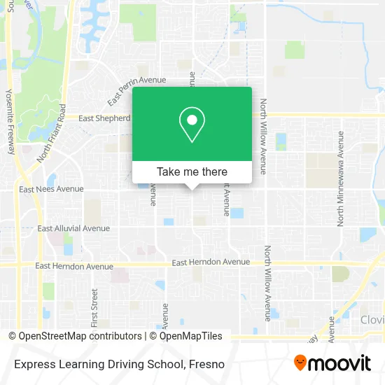 Express Learning Driving School map