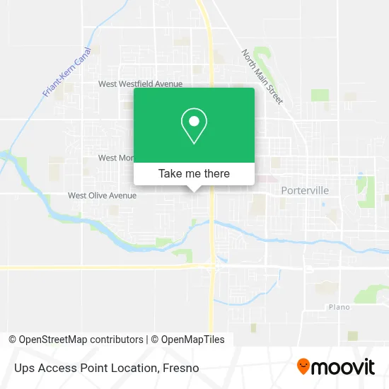 Ups Access Point Location map