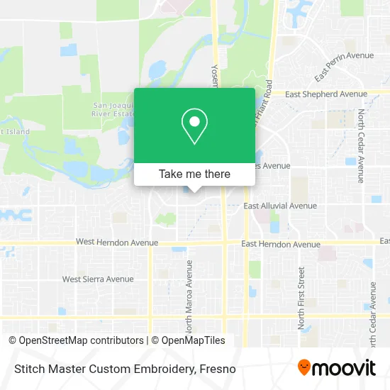 Stitch Master Custom Embroidery map