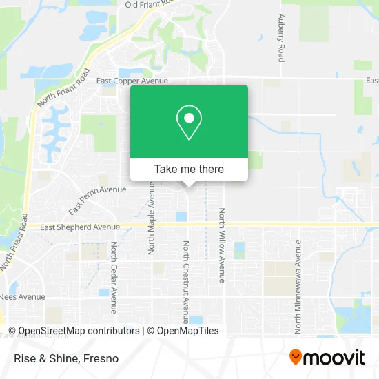 Rise & Shine map
