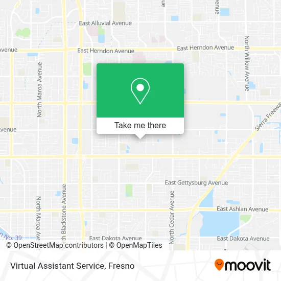 Virtual Assistant Service map