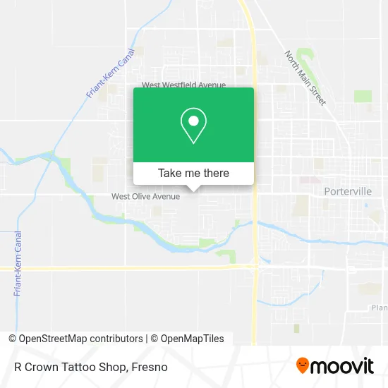 R Crown Tattoo Shop map