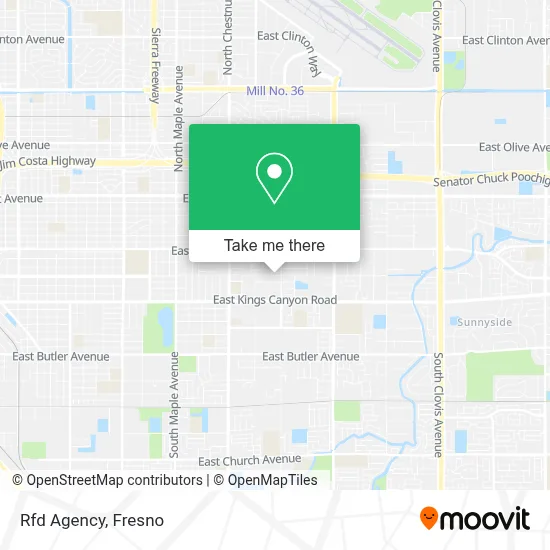 Rfd Agency map