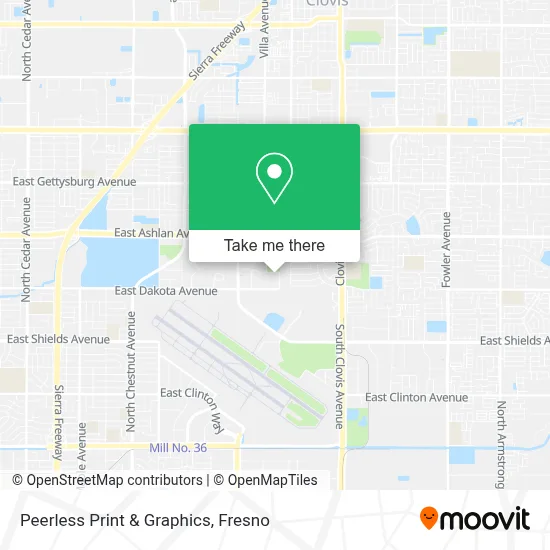 Peerless Print & Graphics map