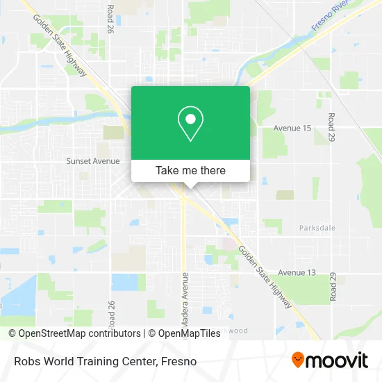 Robs World Training Center map