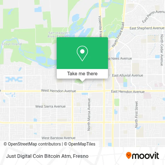 Just Digital Coin Bitcoin Atm map