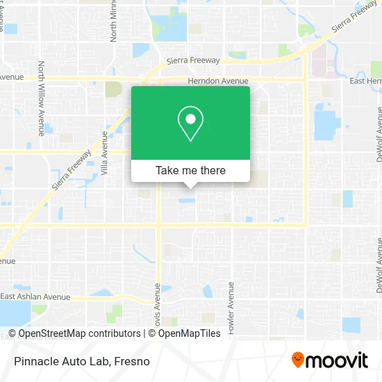 Pinnacle Auto Lab map