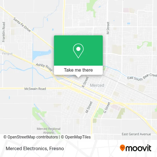 Merced Electronics map