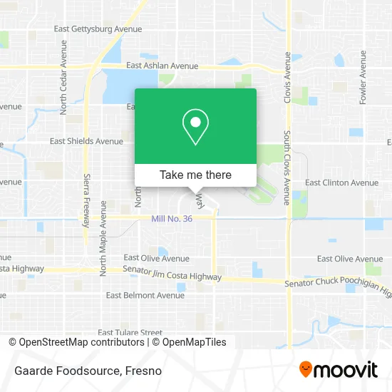 Gaarde Foodsource map