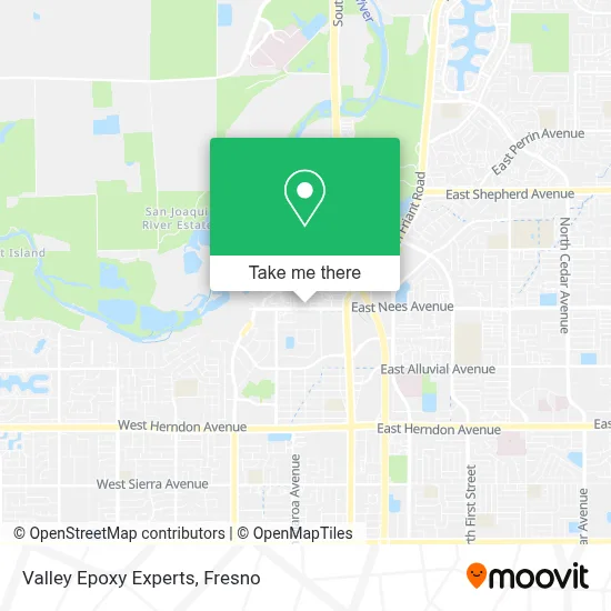 Valley Epoxy Experts map