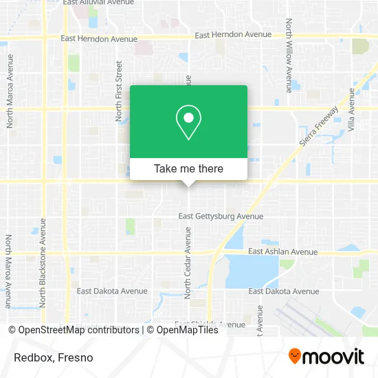 Redbox map