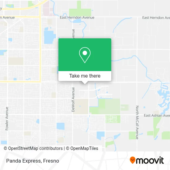 Panda Express map