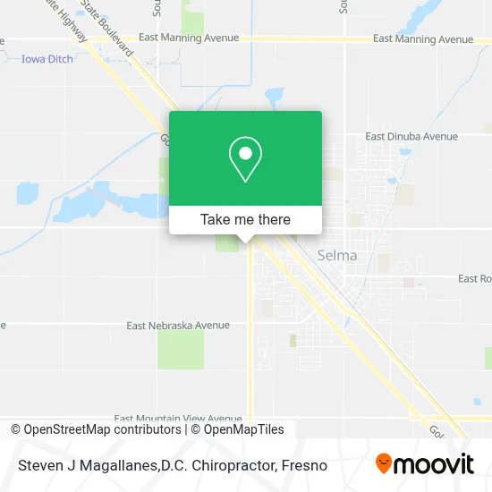 Steven J Magallanes,D.C. Chiropractor map