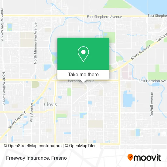 Freeway Insurance map