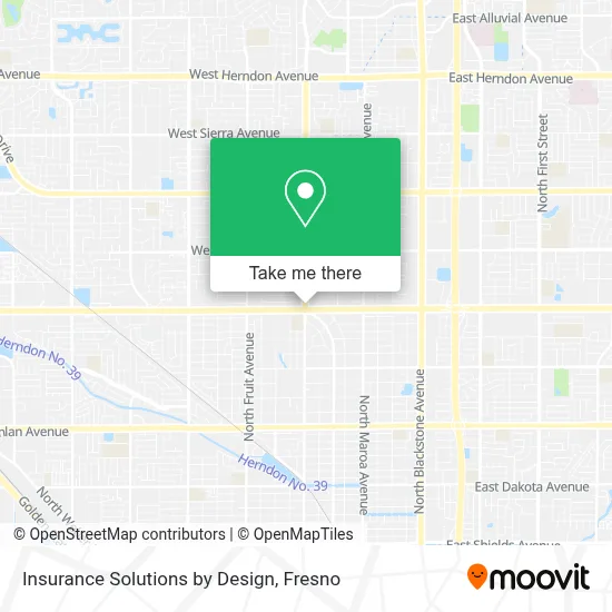 Insurance Solutions by Design map