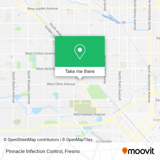 Pinnacle Infection Control map