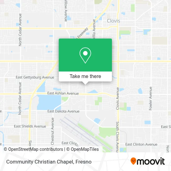 Community Christian Chapel map