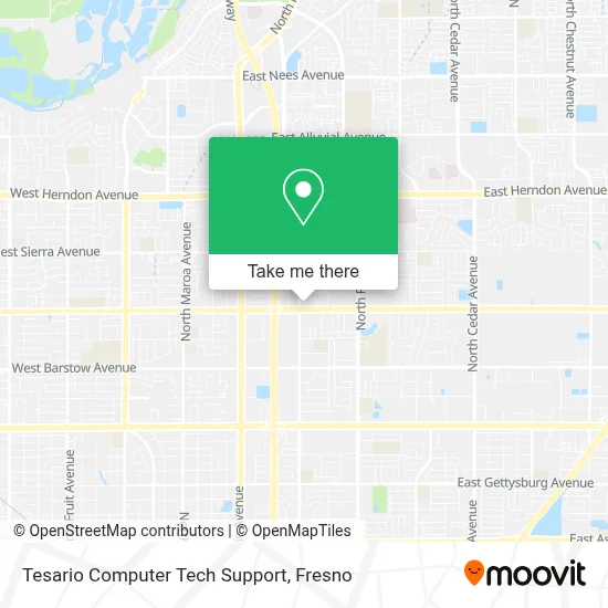 Tesario Computer Tech Support map