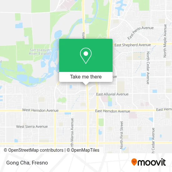 Gong Cha map