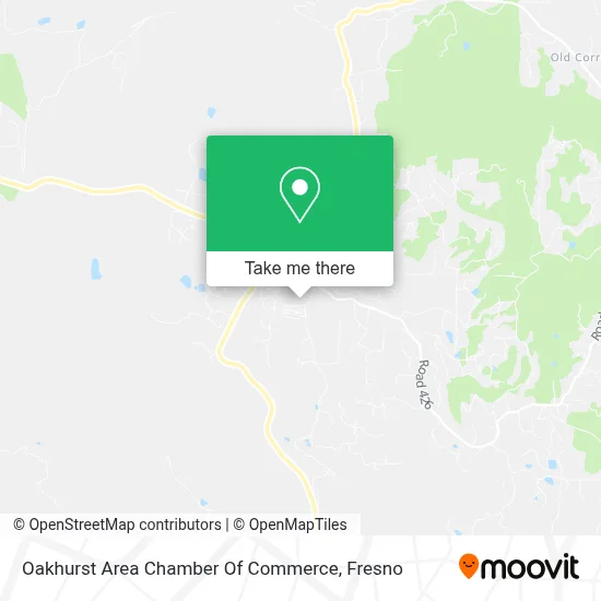 Oakhurst Area Chamber Of Commerce map