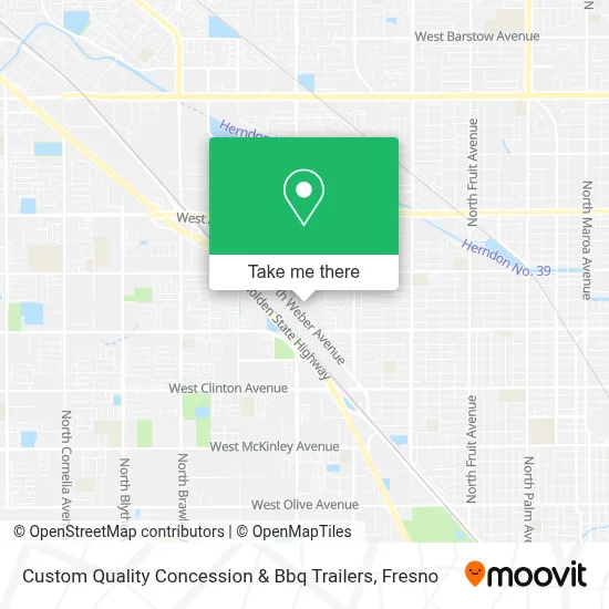 Custom Quality Concession & Bbq Trailers map