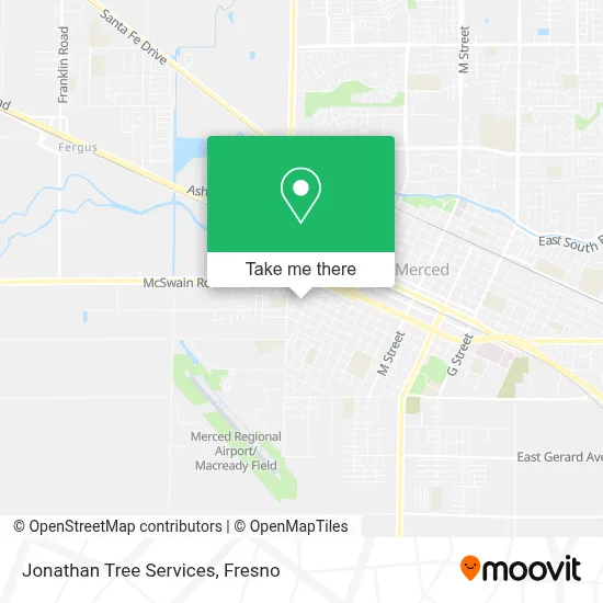 Jonathan Tree Services map