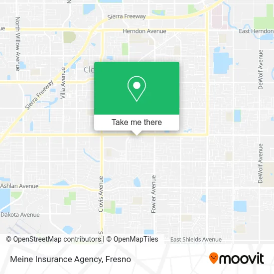 Meine Insurance Agency map