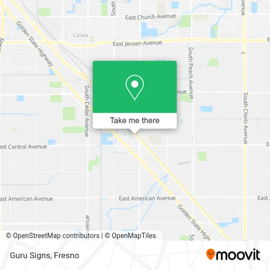 Guru Signs map