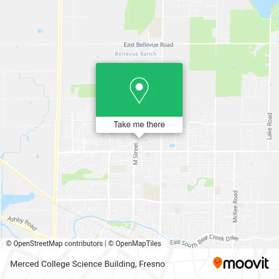 Merced College Science Building map