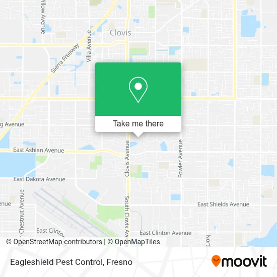 Eagleshield Pest Control map