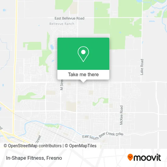 In-Shape Fitness map