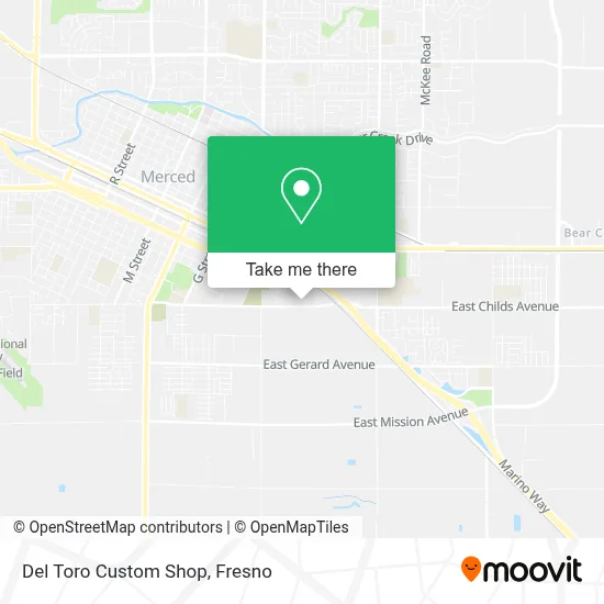 Del Toro Custom Shop map