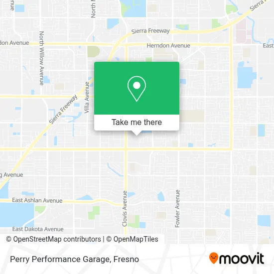 Perry Performance Garage map