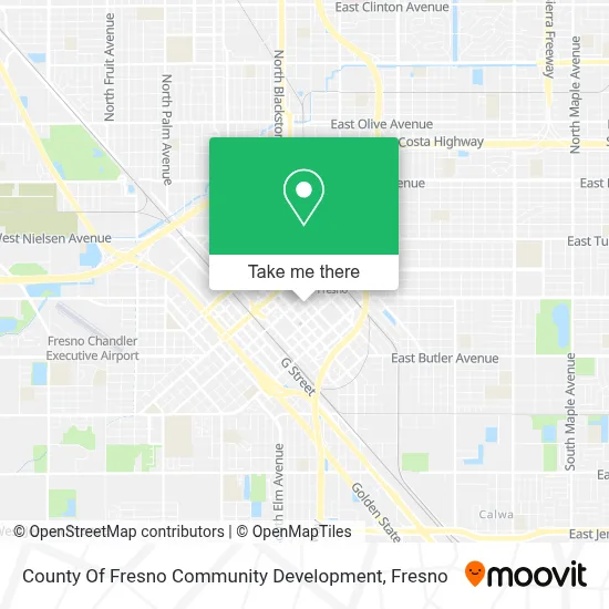 County Of Fresno Community Development map