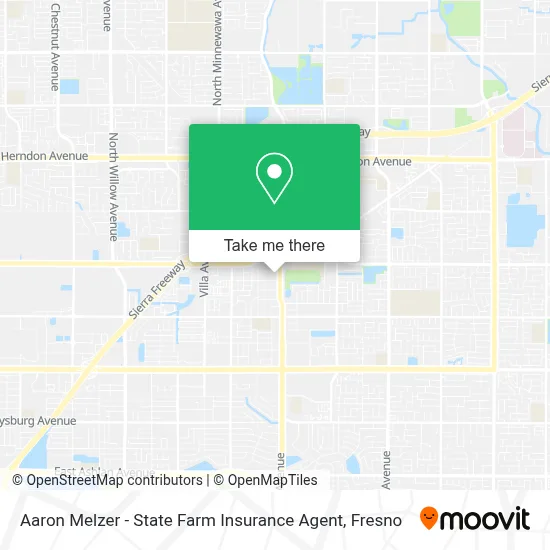 Aaron Melzer - State Farm Insurance Agent map