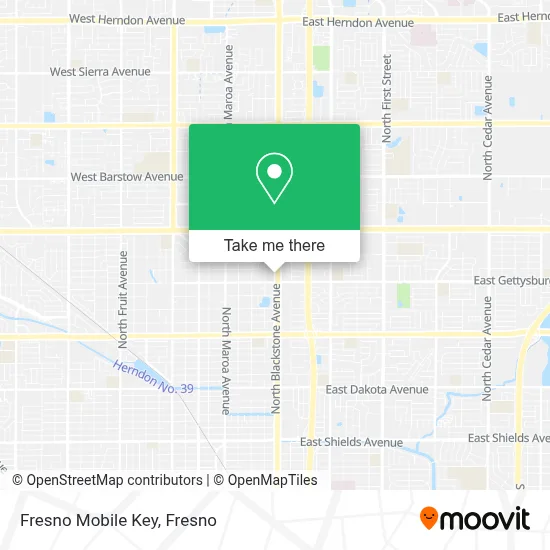 Fresno Mobile Key map