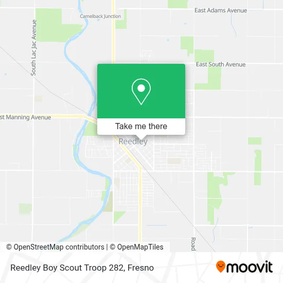 Reedley Boy Scout Troop 282 map