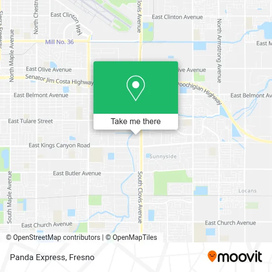 Panda Express map
